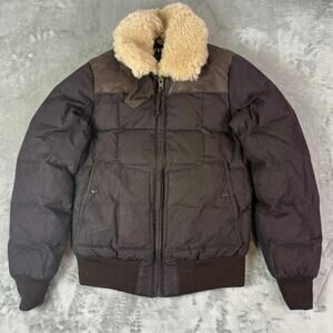 Filson cascade down jacket mahogany brown made in Canada women’s xs